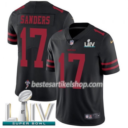 Herren San Francisco 49ers Trikot Emmanuel Sanders 17 Black 2020 Super Bowl LIV